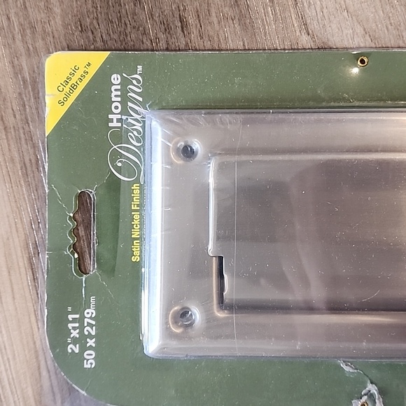 Mail Slot National Hardware N325-290 V1911 Mail Slot in Nickel , 2" x 11" - Picture 2 of 8